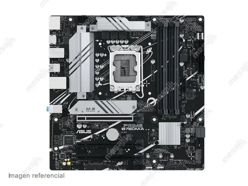 Placa ASUS Prime B760M-A Intel LGA1700 DDR5/HDMI/DP Aura Sync/Dual M.2 - Imagen 2
