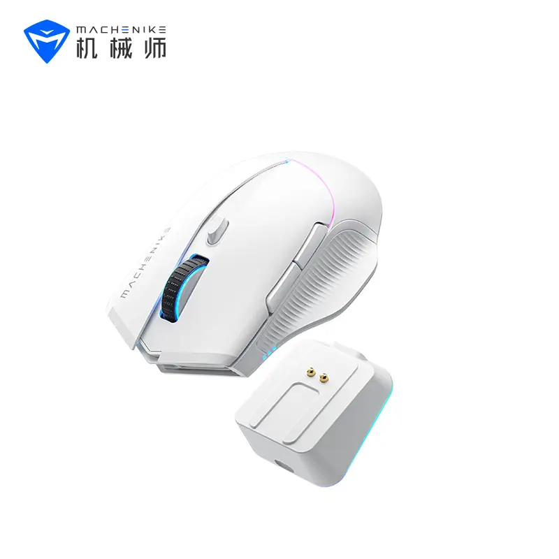 MOUSE MACHENIKE L8 PRO 8K 26.000 DPI WHITE - Imagen 3