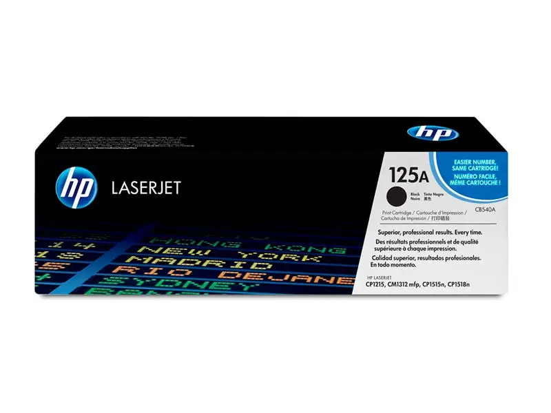 Toner HP 125A CB540A Negro CP1215 1515 1518 1312 2200 pag