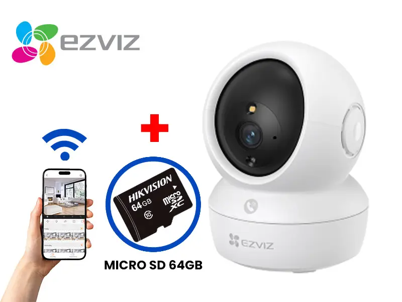 CAMARA IP H6C PRO FULL HD + MICRO SD 64GB