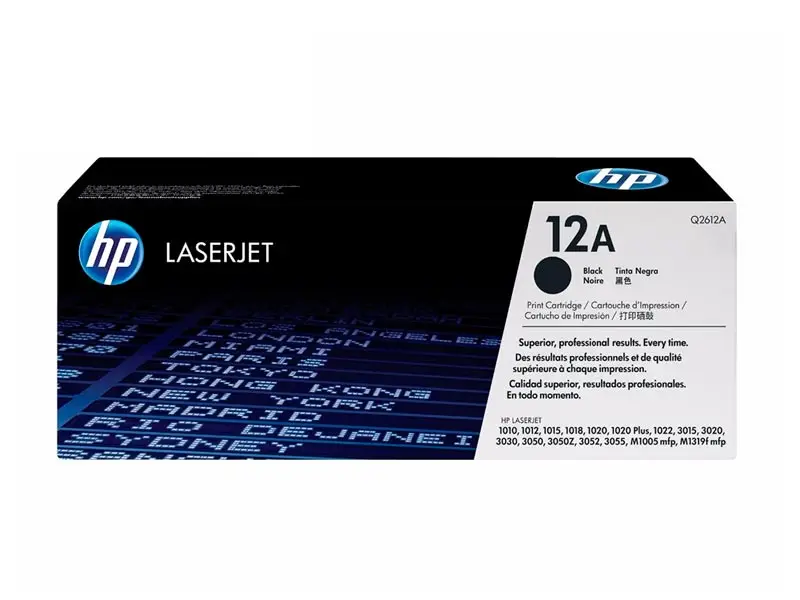 Toner HP 12A Q2612A Negro 1010 1015 3015 1020 1022 2000 pag