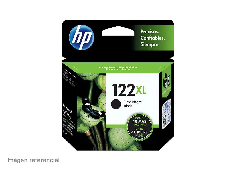 Cartucho de Tinta HP 122XL Negro Original (CH563HL) 2050/3050
