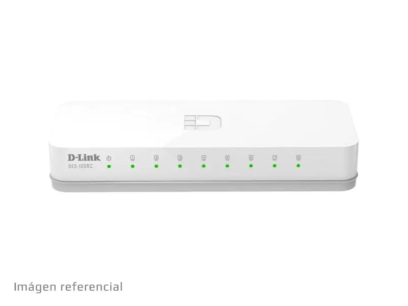 Switch D-Link DES-1008C 8 Puertos 10/100 Mbps - Imagen 2