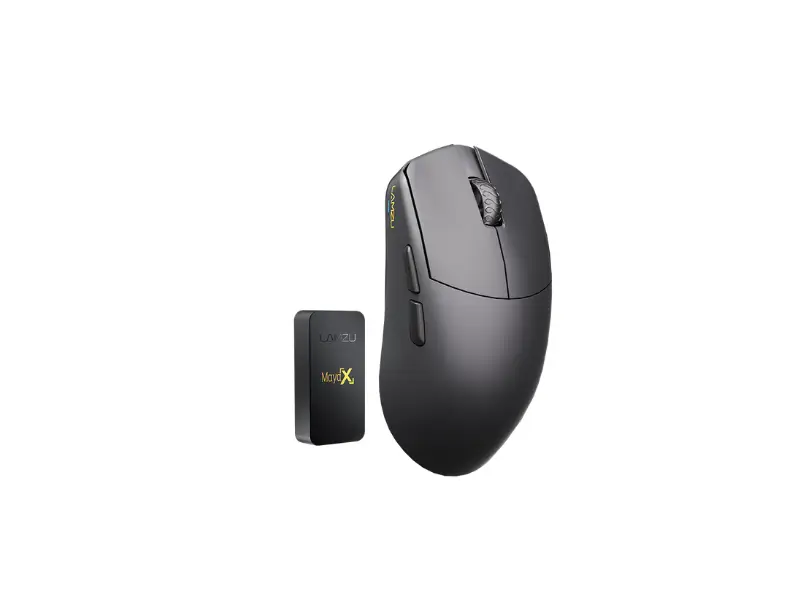 MOUSE GAMER LAMZU MAYA X NEGRO SUPERLIGERO 8K 47GR - Imagen 2