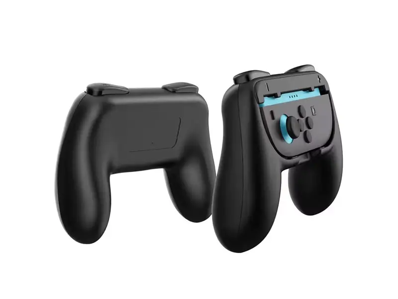 Handgrip KJH Para Joy Con Nintendo Switch 2 Negro - Imagen 3