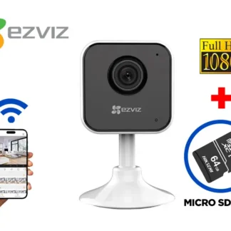 CAMARA INTERIOR H1C EZVIZ + MEMORIA MICRO SD DE 64GB