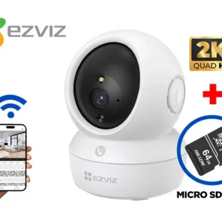 CAMARA INTERIO H6C 3MP 2K + MEMORIA MICROS SD 64 GB