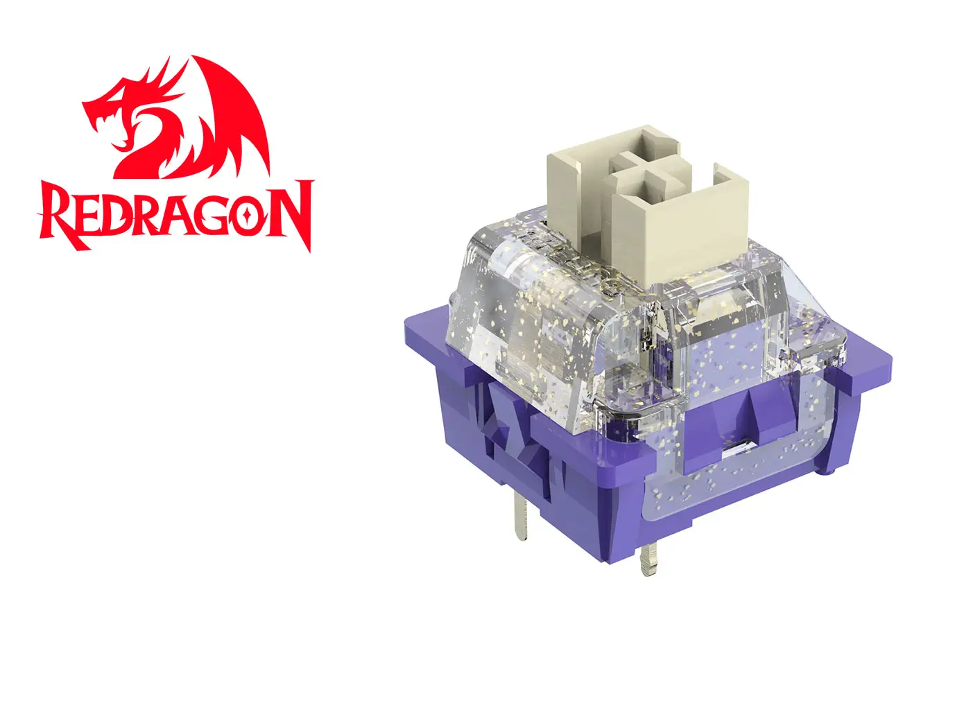 Kit Switches Redragon Panda táctiles con click audible