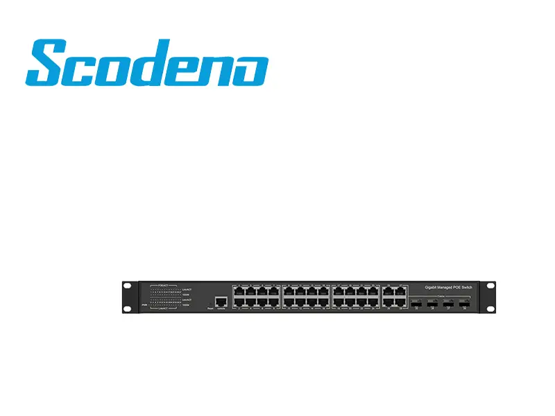 SWITCH SCODENO ZK04C24GM-AC 4X1000M COMBO, 24X10/100/1000M ETHERNET - Imagen 3