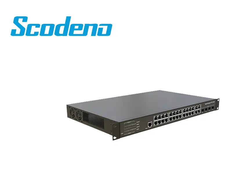 SWITCH SCODENO ZK04C24GM-AC 4X1000M COMBO, 24X10/100/1000M ETHERNET