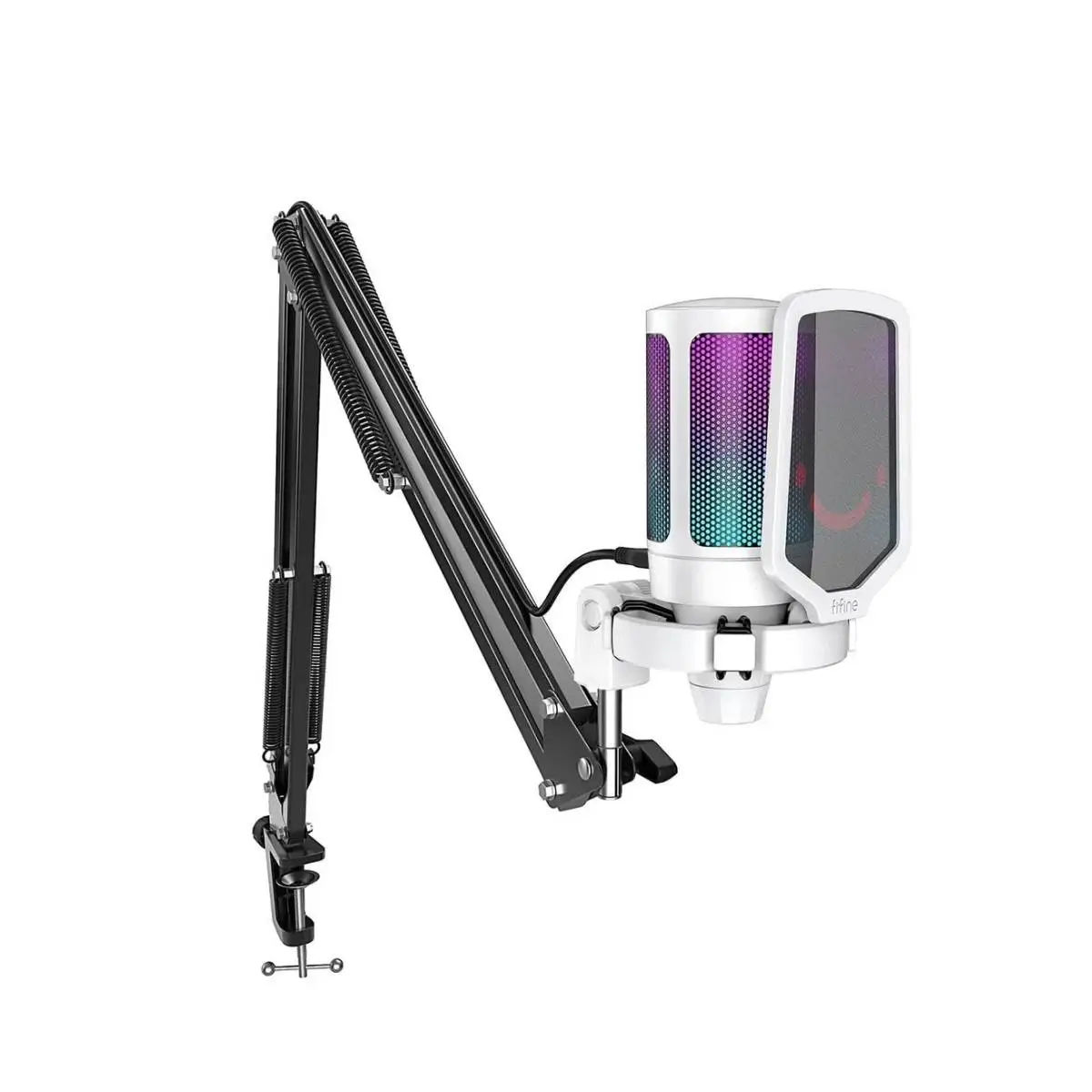 Micrófono Fifine A6T WHITE Soporte de brazo - Imagen 2