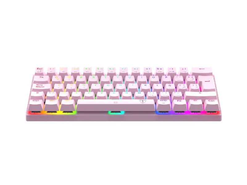 Teclado Mecánico Gamer T-Dagger ARENA PINK RGB T-TGK321P-RGB-SP Red Switch - Imagen 2