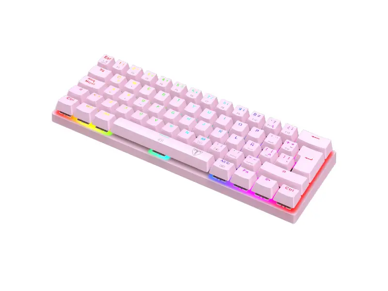 Teclado Mecánico Gamer T-Dagger ARENA PINK RGB T-TGK321P-RGB-SP Red Switch - Imagen 3