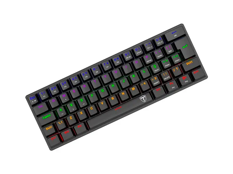 Teclado T-Dagger ARENA Rainbow. Spanish T-TGK321-BR BLACK BROWN SWITCH - Imagen 3