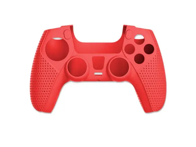 Protector De Silicona Para Mando PS5 Dualsense AKSW-181 Blanco-Rojo